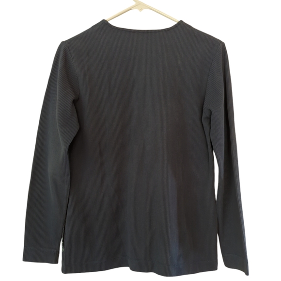 Vintage Artisans Cardinal Embellished Button Up Top SMALL Blue Red Pockets Birds - Picture 9 of 14